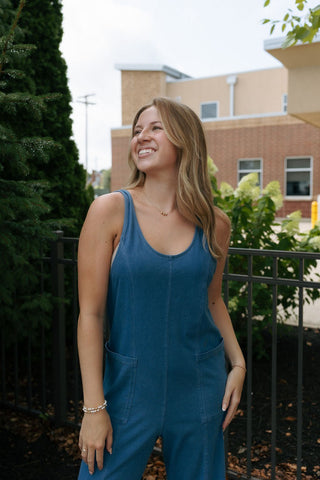 Everyday Jersey Denim Jumpsuit by Z Supply *final sale - The Red Thread Boutique
