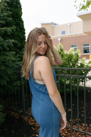 Everyday Jersey Denim Jumpsuit by Z Supply *final sale - The Red Thread Boutique
