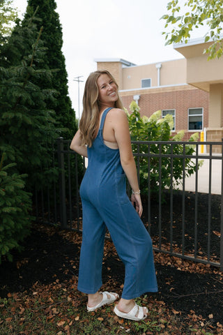 Everyday Jersey Denim Jumpsuit by Z Supply *final sale - The Red Thread Boutique