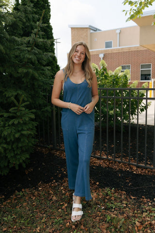 Everyday Jersey Denim Jumpsuit by Z Supply *final sale - The Red Thread Boutique