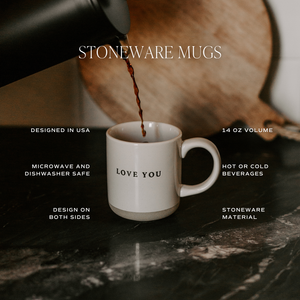 Gingerbread Stoneware Coffee Mug