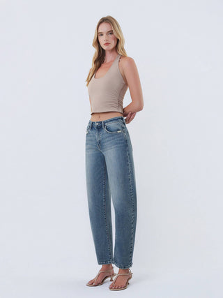 Slim Barrel Jeans - The Red Thread Boutique