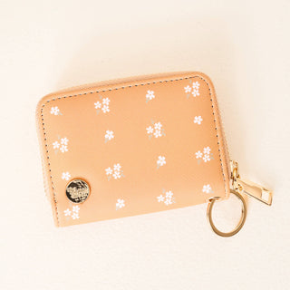 Zip Around Wallet-Pretty Posies Mustard *final sale