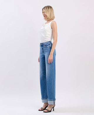 F5998 Cuffed Denim - The Red Thread Boutique