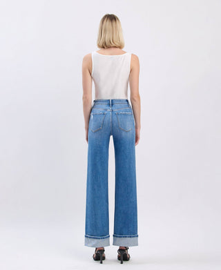 F5998 Cuffed Denim - The Red Thread Boutique