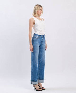F5998 Cuffed Denim - The Red Thread Boutique