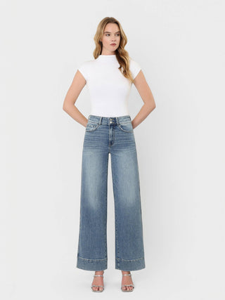 F9095 Trouser Hem Jeans - The Red Thread Boutique