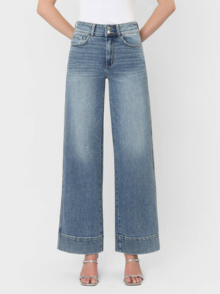 F9095 Trouser Hem Jeans - The Red Thread Boutique