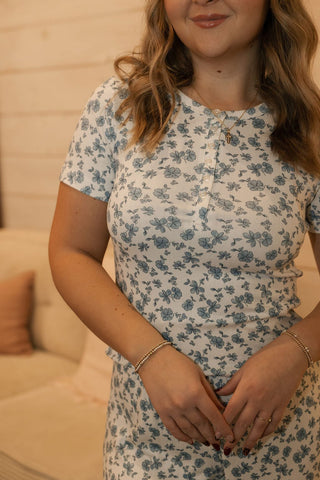 Faye Ditsy Floral Top - The Red Thread Boutique