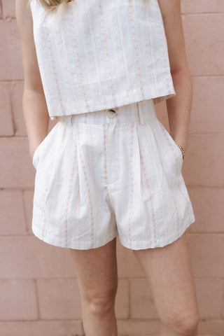 Floral Square Neck Set, Lt Taupe *final sale - The Red Thread Boutique