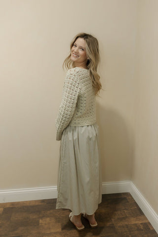 Flynn Cream Stripe Dress - The Red Thread Boutique