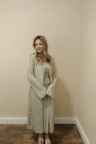 Flynn Cream Stripe Dress - The Red Thread Boutique