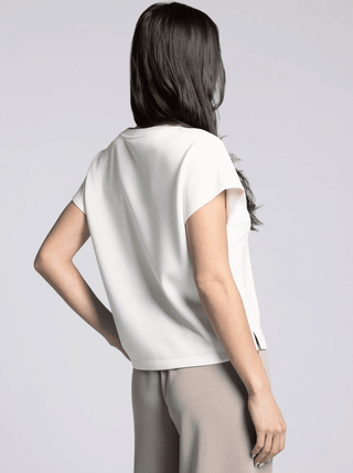 Gabriella Shirt, White - The Red Thread Boutique
