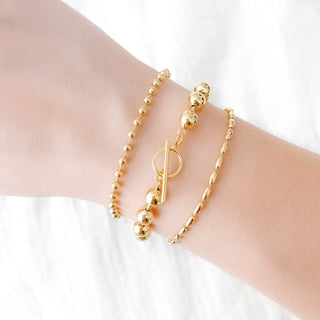Gold Ball Chain Bracelet - The Red Thread Boutique