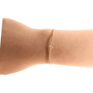 Gold Bow Charm Bracelet: Standard 6.75 inch - The Red Thread Boutique