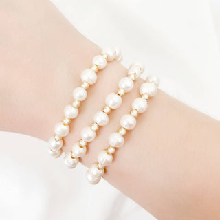 Golden Pearl Bracelet - The Red Thread Boutique
