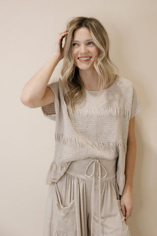 Good Feels Knit Set, Taupe - The Red Thread Boutique