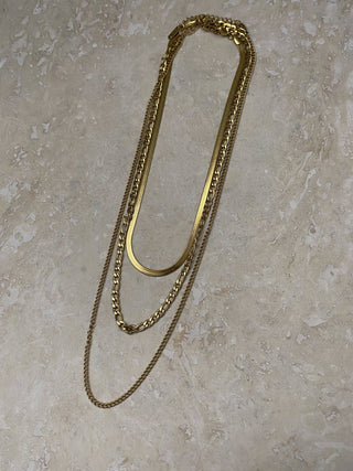 Gwenyth Necklace set: Gold - The Red Thread Boutique