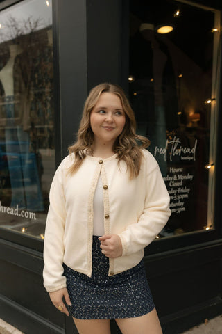 Halle Fleece Cardigan - The Red Thread Boutique