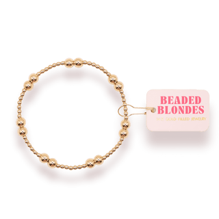 Halli Bracelet in Gold: Standard 6.75 inch - The Red Thread Boutique