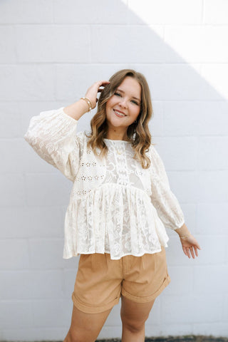 Harleigh Shorts, Khaki *final sale* - The Red Thread Boutique