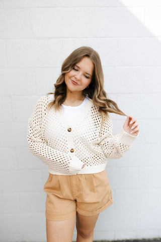 Harleigh Shorts, Khaki *final sale* - The Red Thread Boutique