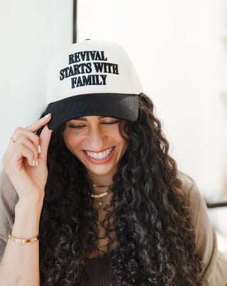 Hat: Revival Starts with Family: Pink - The Red Thread Boutique