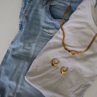 Heart Choker | Chunky Statement Necklace - The Red Thread Boutique