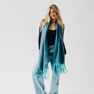 Helga Blanket Scarf: Tan - The Red Thread Boutique