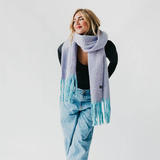 Helga Blanket Scarf: Tan - The Red Thread Boutique
