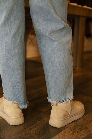 High Rise Barrel Jean - The Red Thread Boutique