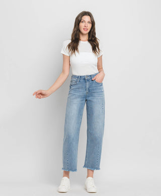 High Rise Barrel Jean - The Red Thread Boutique