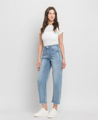 High Rise Barrel Jean - The Red Thread Boutique