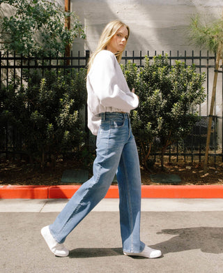 High Rise Wide Leg by Flying Monkey - The Red Thread Boutique