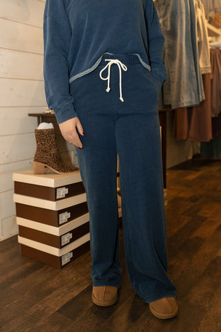 Hunter Knit Denim Pants, Indigo by Z Supply - The Red Thread Boutique