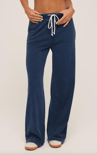 Hunter Knit Denim Pants, Indigo by Z Supply - The Red Thread Boutique