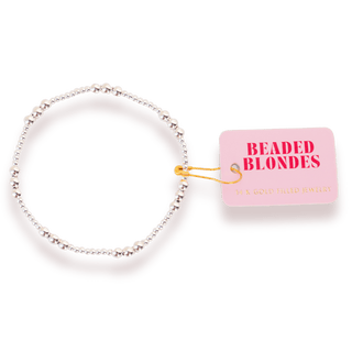 ILY Bracelet in Silver: Standard 6.75 inch - The Red Thread Boutique