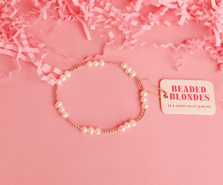 ILY Coastal Pearl Bracelet Standard 6.75 inch - The Red Thread Boutique