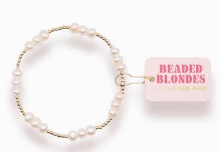 ILY Coastal Pearl Bracelet Standard 6.75 inch - The Red Thread Boutique