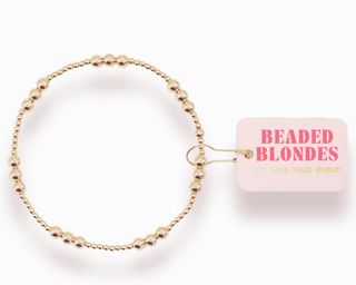 ILY Gold Bracelet Standard 6.75 inch - The Red Thread Boutique