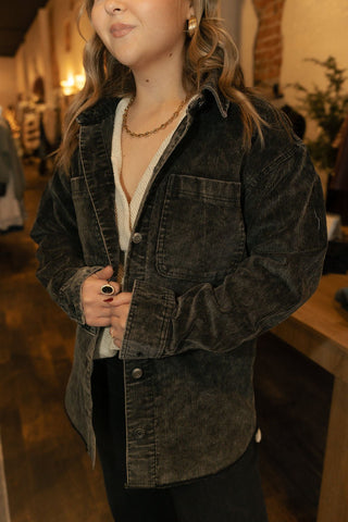Jackson Jacket, Black Wash *final sale* - The Red Thread Boutique