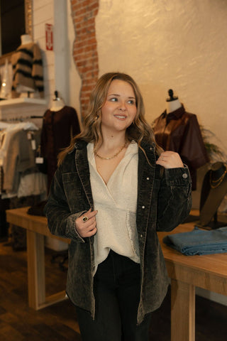 Jackson Jacket, Black Wash *final sale* - The Red Thread Boutique