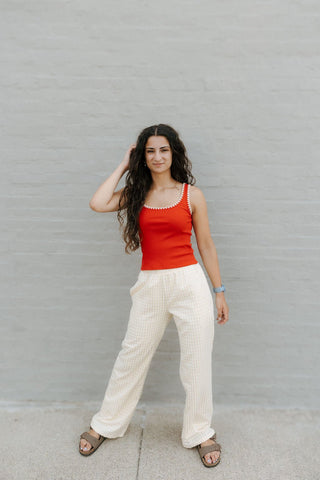 Jaidynn Rib Tank, Red by Z Supply *final sale - The Red Thread Boutique