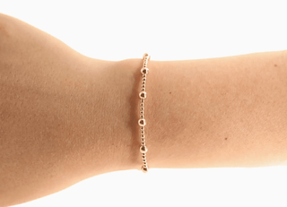 June Gold Bracelet Standard 6.75 inch - The Red Thread Boutique