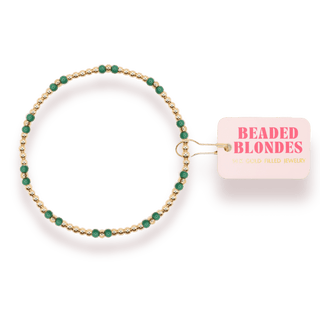 Kelly Green Hazel Bracelet: Standard 6.75 inch - The Red Thread Boutique