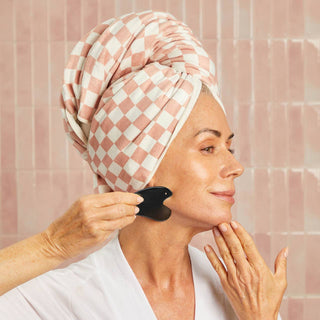 Kitsch Stainless Steel Gua Sha - Matte Black - The Red Thread Boutique