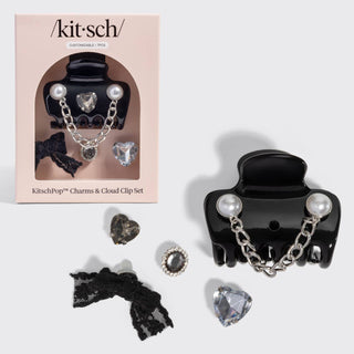 KitschPop™️ Cloud Clip 7pc Set Vintage - Black - The Red Thread Boutique