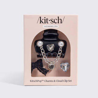 KitschPop™️ Cloud Clip 7pc Set Vintage - Black - The Red Thread Boutique