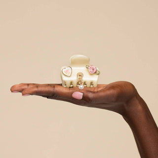 KitschPop™️ Cloud Clip 7pc Set Vintage - Pearlized Cream - The Red Thread Boutique