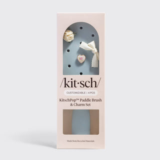 KitschPop™️ Paddle Brush - Haze Blue - The Red Thread Boutique